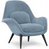 Velvet Upholstered Armchair - Uyere image 9