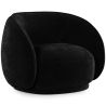 Curved Velvet Upholstered Armchair - Cally image 9