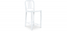 Buy Design Bar Stool with Backrest - 60cm - Jadon White 58382 at Privatefloor