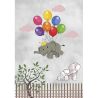 Large Kids Flying Elephant Design Carpet - Multicolor (290x200 cm) - Yumal image 9