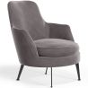 Contemporary Style Upholstered Velvet Design Armchair - Hanneh image 9