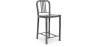 Buy Design Bar Stool with Backrest - 60cm - Jadon Dark grey 58382 in the United Kingdom