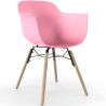 Dining Chair Scandinavian Design - Wooden Legs - Nordika image 9