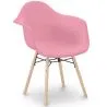 Dining Chair Scandinavian Design - Wooden Legs - Nordika image 9