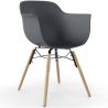 Dining Chair Scandinavian Design - Wooden Legs - Nordika image 9