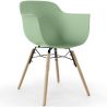 Dining Chair Scandinavian Design - Wooden Legs - Nordika image 9