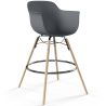 Bar Stool Scandinavian Design - Wooden Legs - Nordika image 9