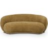 Curved Contemporary Style Design Sofa Upholstered in Chenille - Curvy image 9