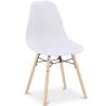 Dining Chair - Scandinavian Design - Wooden Legs - Skögur image 9