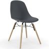 Dining Chair - Scandinavian Design - Wooden Legs - Skögur image 9