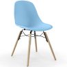 Dining Chair - Scandinavian Design - Wooden Legs - Skögur image 9