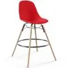 Bar Stool - Scandinavian Design - Wooden Legs - Skögur image 9