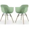 Dining Chair - Scandinavian Design - Wooden Legs - Pack of 2 - Nordika image 9