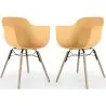 Dining Chair - Scandinavian Design - Wooden Legs - Pack of 2 - Nordika image 9