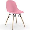 Dining Chair - Scandinavian Design - Wooden Legs - Skögur image 9