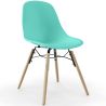 Dining Chair - Scandinavian Design - Wooden Legs - Skögur image 9