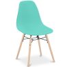 Dining Chair - Scandinavian Design - Wooden Legs - Skögur image 9