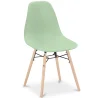 Dining Chair - Scandinavian Design - Wooden Legs - Skögur image 9