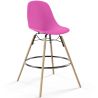 Bar Stool Scandinavian Design - Wooden Legs - Skögur image 9