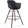 Bar Stool - Scandinavian Design - Dark Wood Legs - Nordika image 9