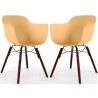 Dining Chair - Scandinavian Design - Dark Wood Legs - Pack of 2 - Nordika image 9