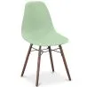 Buy Dining Chairs - Scandinavian Design - Dark Wood Legs - Skögur Pastel green 61575
