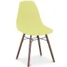 Buy Dining Chairs - Scandinavian Design - Dark Wood Legs - Skögur Pastel yellow 61575