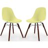 Dining Chairs - Scandinavian Design - Dark Wood Legs - Pack of 2 - Skögur image 9