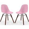 Dining Chairs - Scandinavian Design - Dark Wood Legs - Pack of 2 - Skögur image 9