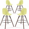 Dining Stools - Scandinavian Design - Dark Wood Legs - Pack of 4 - Skögur image 9