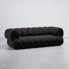 Velvet Upholstered Sofa - Modern Style - 2/3 Seater - Curved Teddy image 9