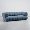 Velvet Upholstered Sofa - Modern Style - 2/3 Seater - Curved Teddy image 9