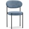 Dining Chair - Upholstered in Velvet - Black Metal - Margot image 9