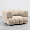 Velvet Upholstered Armchair - Modern Style - Curved Velvet image 9