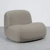 Modern Minimalist Curved Design Velvet Upholstered Armchair - Comfort and Contemporary Style - Büba image 9