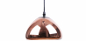 Buy Designer Ceiling Lamp - Chrome Metal Pendant Lamp - 18cm - Nullify Bronze 51886 - prices