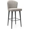 Velvet Upholstered Bar Stool - Modern and Premium Design for Restaurants, Hotels, and Homes - Velvet Icon image 9