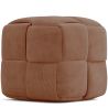 Square Corduroy Upholstered Pouf - Modern Design - Cube image 9