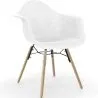 Velvet Dining Chair - Scandinavian Design and Wooden Legs - Nordika image 9