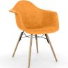 Velvet Dining Chair - Scandinavian Design and Wooden Legs - Nordika image 9