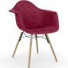 Velvet Dining Chair - Scandinavian Design and Wooden Legs - Nordika image 9