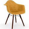 Velvet Dining Chair - Scandinavian Design and Dark Wood Legs - Nordika image 9