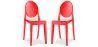 Pack of 2 Transparent Dining Chairs - Victoria Queen image 9
