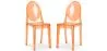 Pack of 2 Transparent Dining Chairs - Victoria Queen image 9
