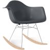 Rocking Chair - Scandinavian Design - Wooden and Metal Legs - Nordika image 9