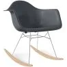 Rocking Chair - Scandinavian Design - Wooden and Metal Legs - Nordika image 9