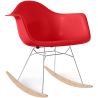 Rocking Chair - Scandinavian Design - Wooden and Metal Legs - Nordika image 9