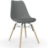 Dining Chair with Cushion - Scandinavian Design and Wooden Legs - Skögur image 9