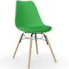 Dining Chair with Cushion - Scandinavian Design and Wooden Legs - Skögur image 9