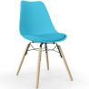 Dining Chair with Cushion - Scandinavian Design and Wooden Legs - Skögur image 9